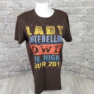 Lady  Antebellum Tour Tee Brown Medium